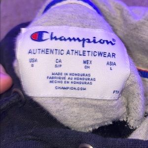 men’s small champion hoodie